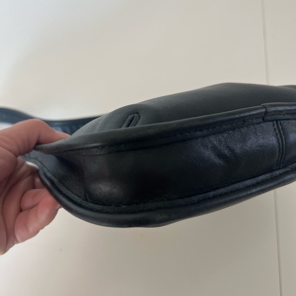 Coach Ergo Mini Zip 9020 Vintage 1997 Small Black Shoulder Bag Authentic - Picture 2 of 13